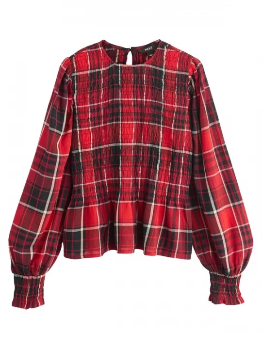 Foto van product Next Blouse rood / zwart / wit