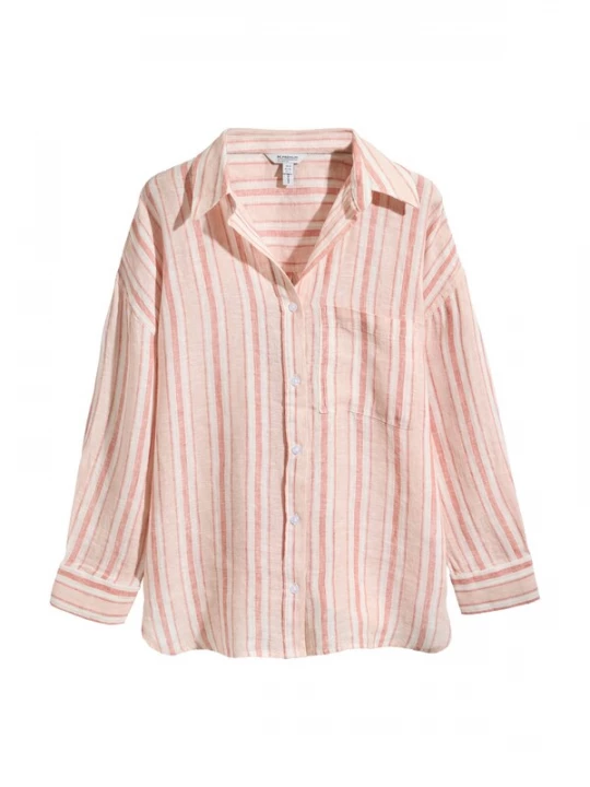 Foto van product Next Blouse 'N. Premium' perzik / kreeft / wit
