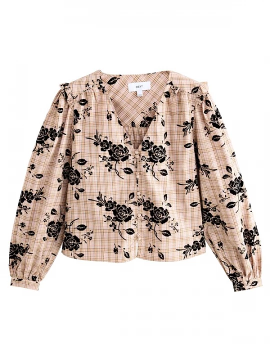 Foto van product Next Blouse rosa / zwart