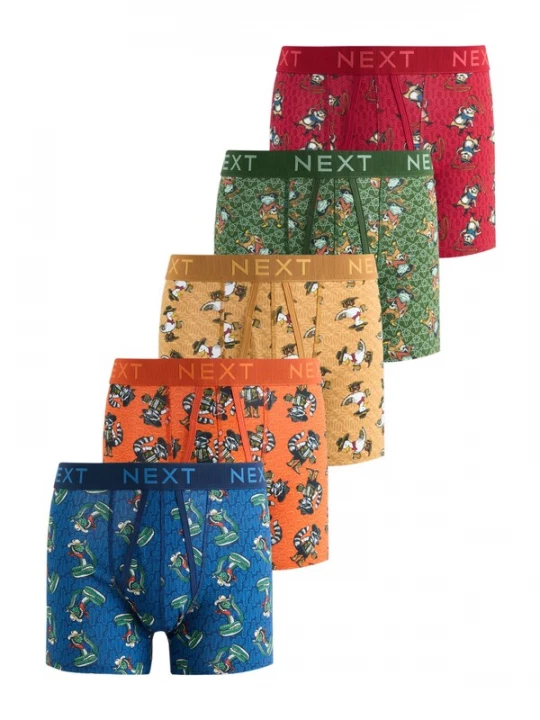 Foto van product Next Boxershorts blauw / curry / groen / donkeroranje / rood