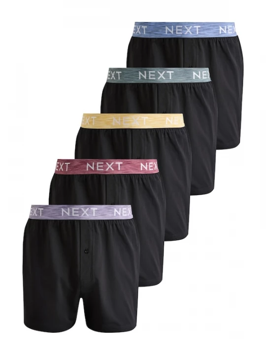 Foto van product Next Boxershorts blauw gemêleerd / groen gemêleerd / zwart / offwhite