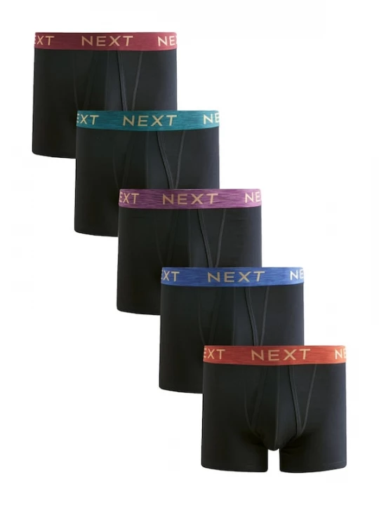 Foto van product Next Boxershorts blauw gemêleerd / lila gemêleerd / rood gemêleerd / zwart