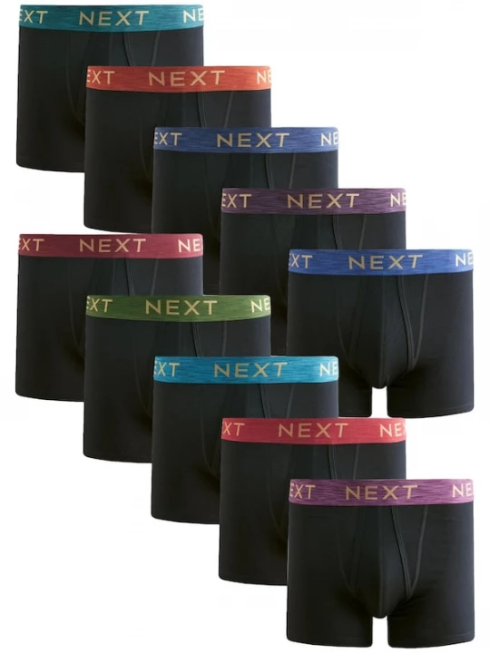 Foto van product Next Boxershorts blauw / groen / lila / rood / zwart