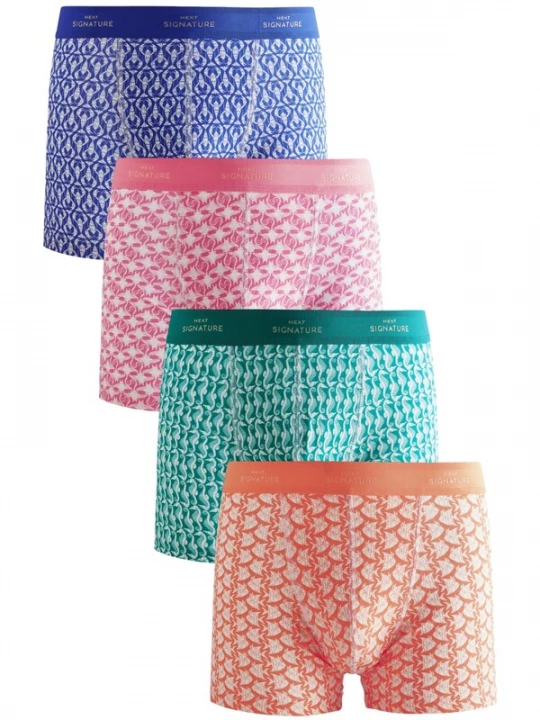 Foto van product Next Boxershorts blauw / groen / oranje / pink