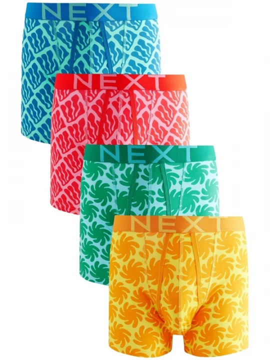 Foto van product Next Boxershorts blauw / groen / oranje / rood