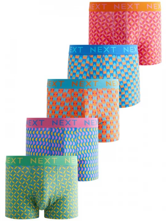 Foto van product Next Boxershorts blauw / groen / pink / oranjerood