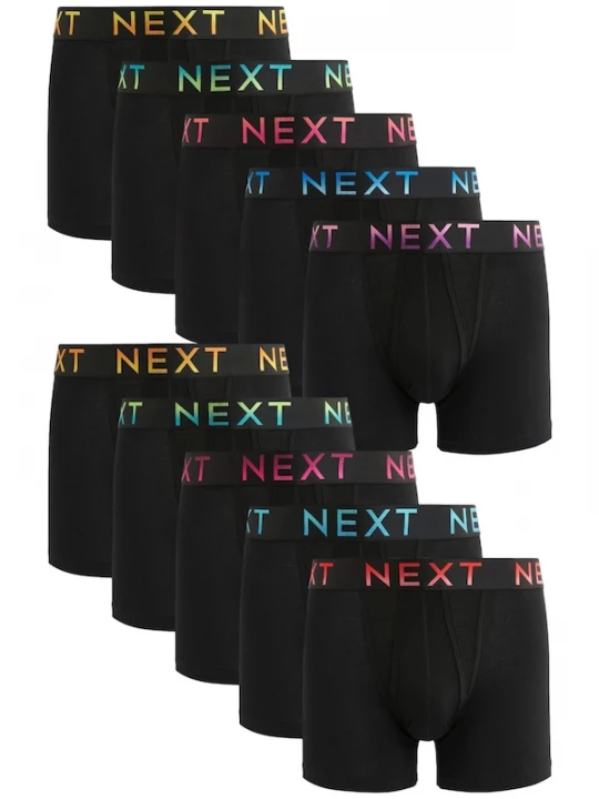 Foto van product Next Boxershorts blauw / groen / pink / zwart