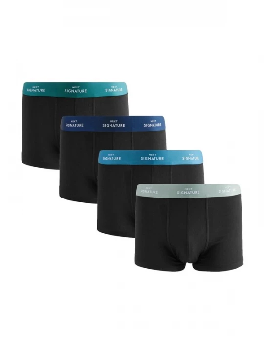 Foto van product Next Boxershorts blauw / groen / zwart / wit