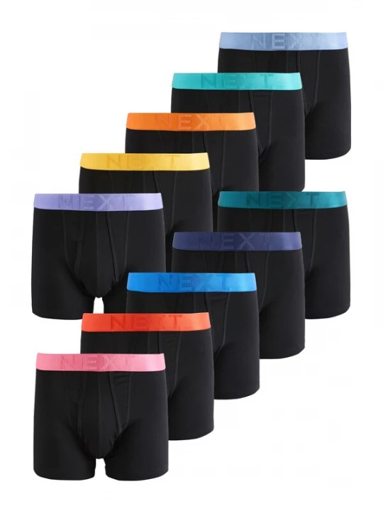 Foto van product Next Boxershorts blauw / lila / oranje / zwart
