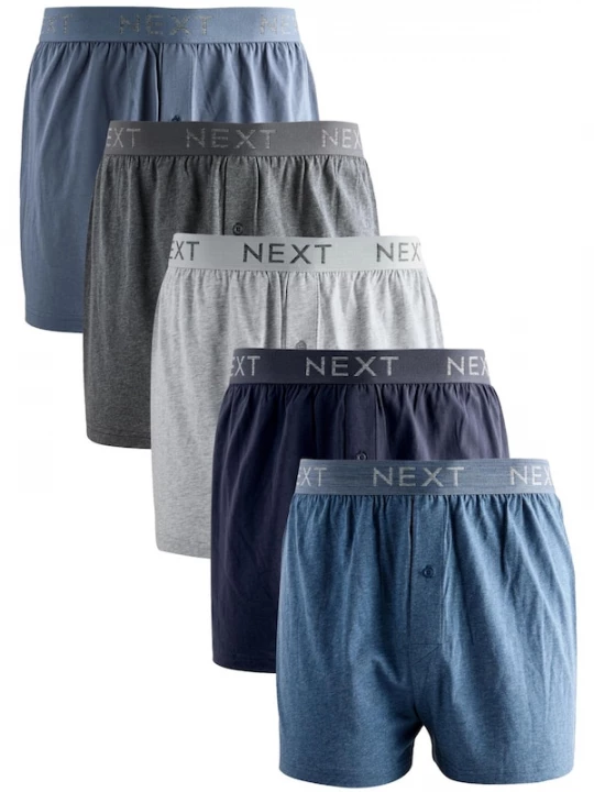 Foto van product Next Boxershorts blauw / marine / donkergrijs / grijs gemêleerd