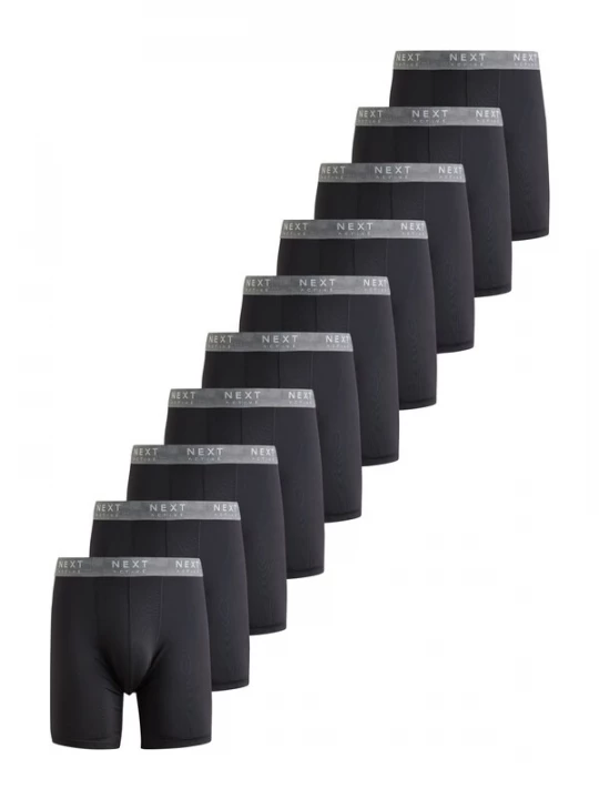Foto van product Next Boxershorts grijs / donkergrijs / zwart