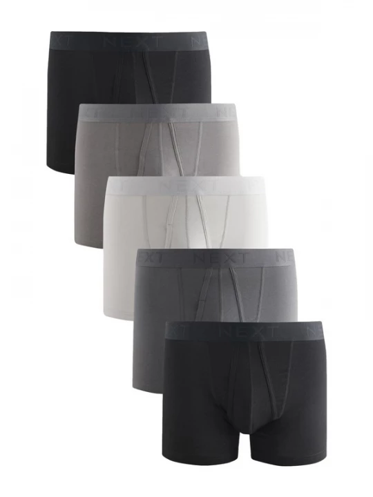 Foto van product Next Boxershorts grijs / lichtgrijs / donkergrijs / zwart / wit
