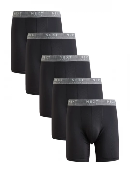 Foto van product Next Boxershorts grijs / lichtgrijs / zwart