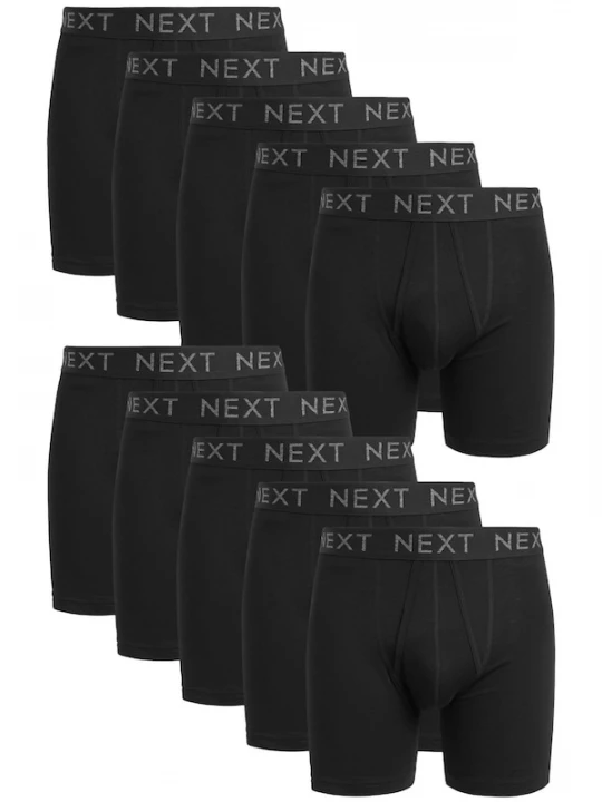 Foto van product Next Boxershorts grijs / zwart