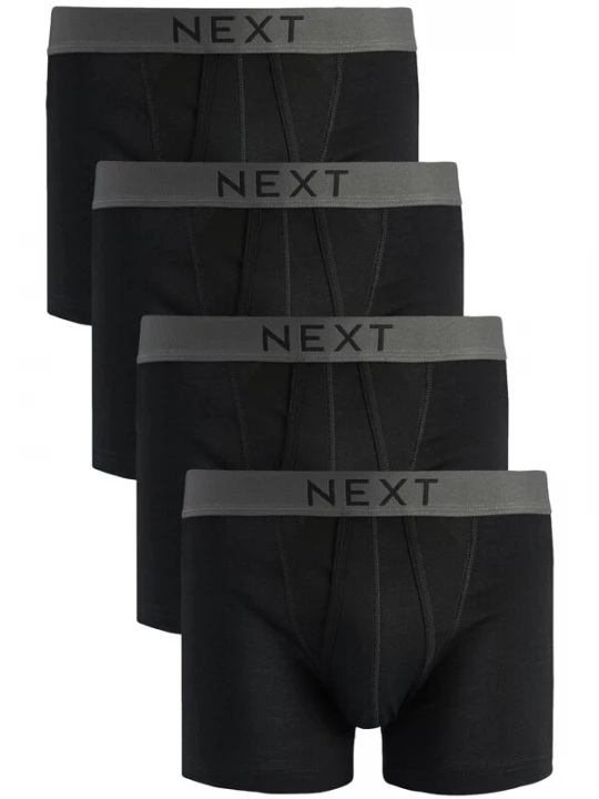 Foto van product Next Boxershorts grijs / zwart