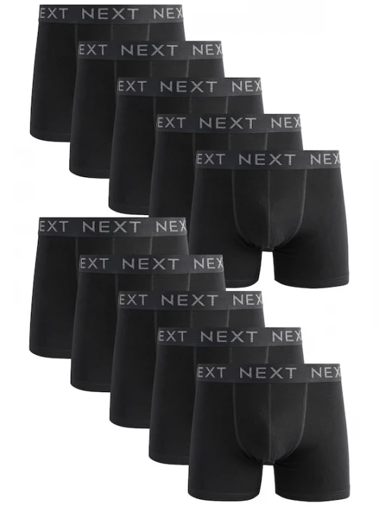 Foto van product Next Boxershorts grijs / zwart