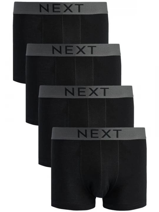 Foto van product Next Boxershorts grijs / zwart