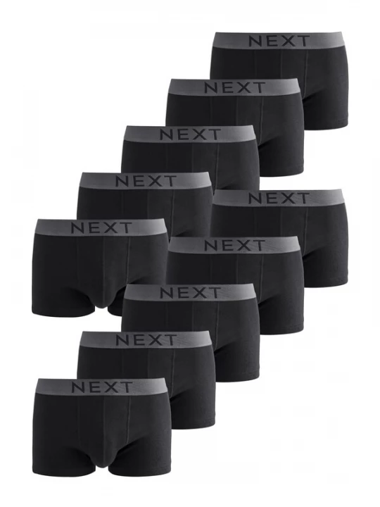 Foto van product Next Boxershorts grijs / zwart