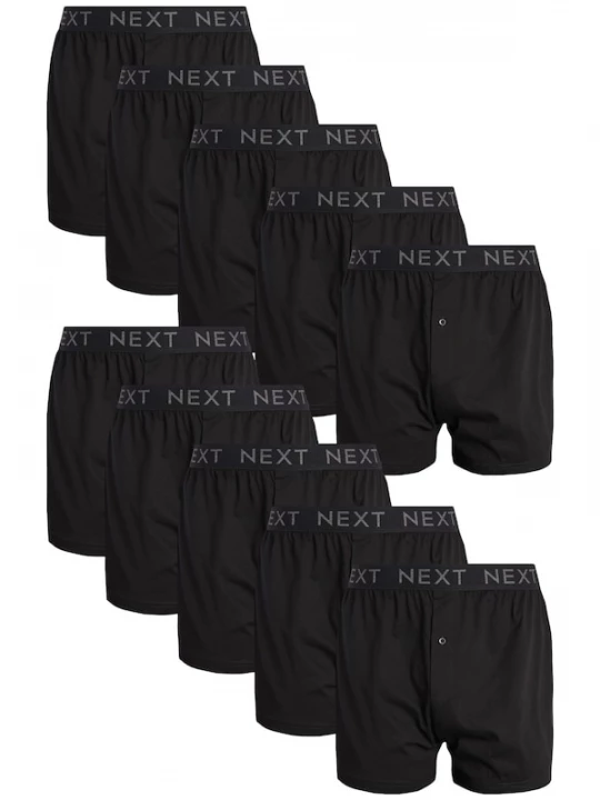 Foto van product Next Boxershorts grijs / zwart