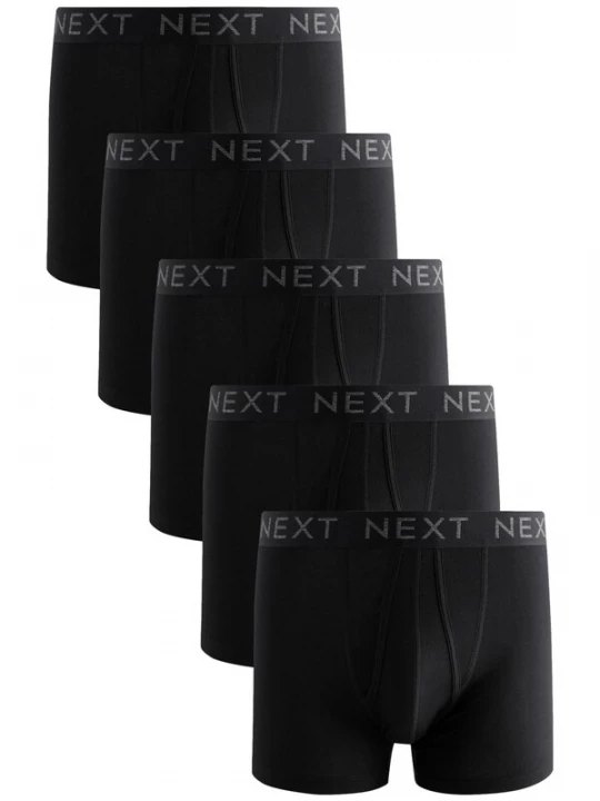Foto van product Next Boxershorts grijs / zwart