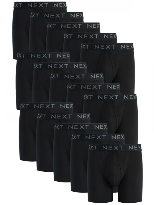 Foto van product Next Boxershorts grijs / zwart