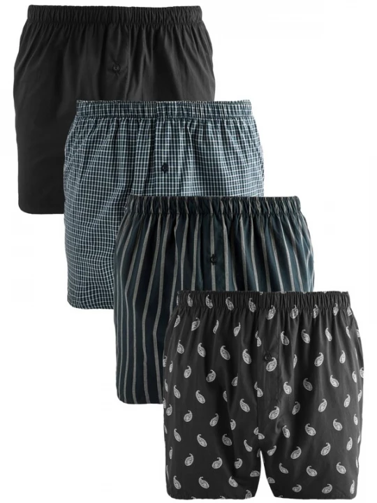 Foto van product Next Boxershorts groen / donkergroen / zwart / wit