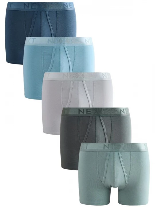 Foto van product Next Boxershorts marine / hemelsblauw / lichtgrijs / mintgroen / donkergroen