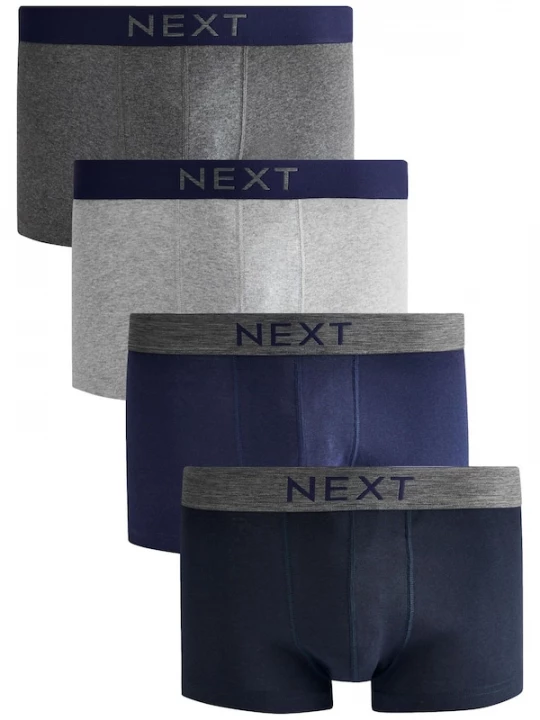 Foto van product Next Boxershorts marine / navy / grijs gemêleerd