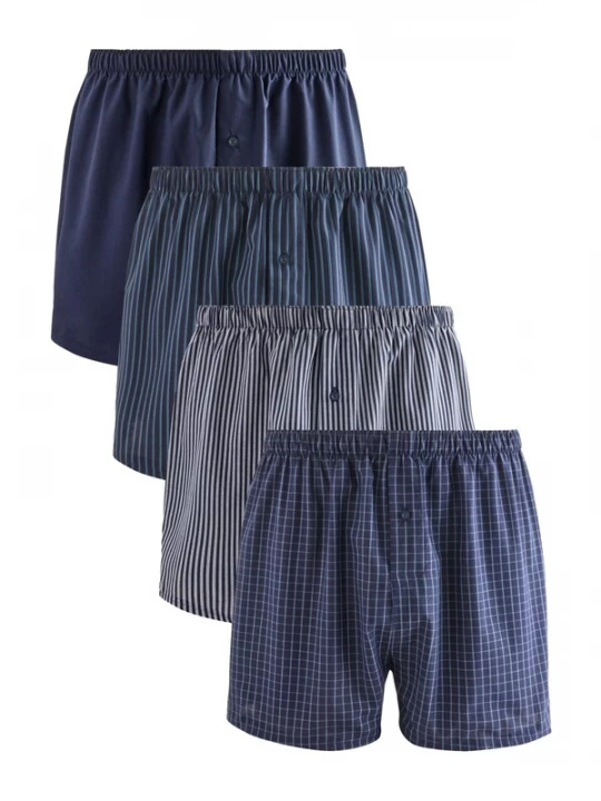 Foto van product Next Boxershorts marine / navy / lichtgrijs / wit