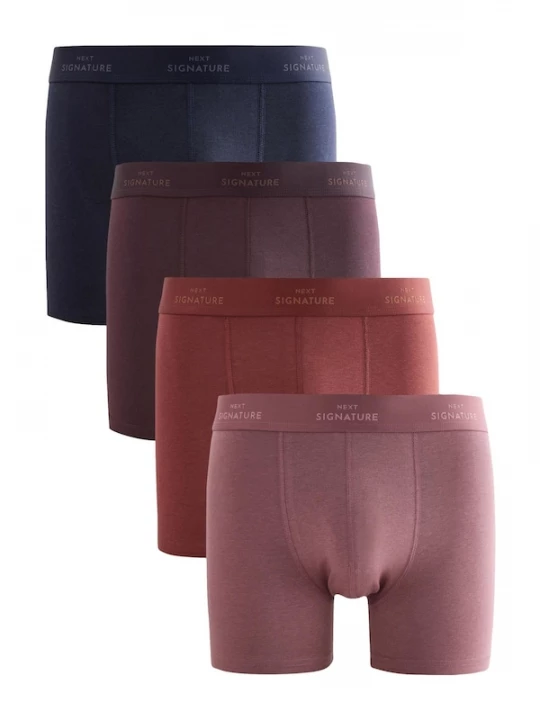 Foto van product Next Boxershorts navy / aubergine / oudroze / bourgogne