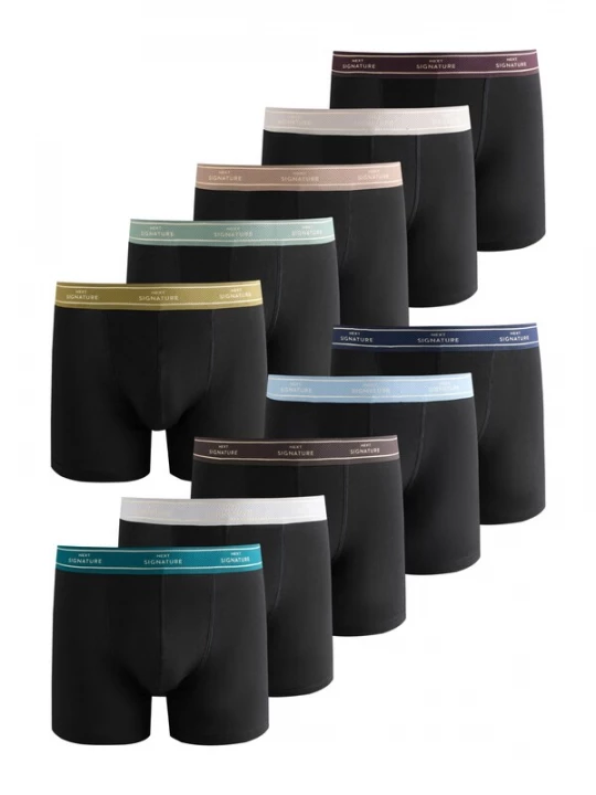 Foto van product Next Boxershorts navy / lichtblauw / lichtgroen / zwart