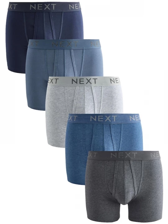 Foto van product Next Boxershorts navy / smoky blue / duifblauw / antraciet / lichtgrijs