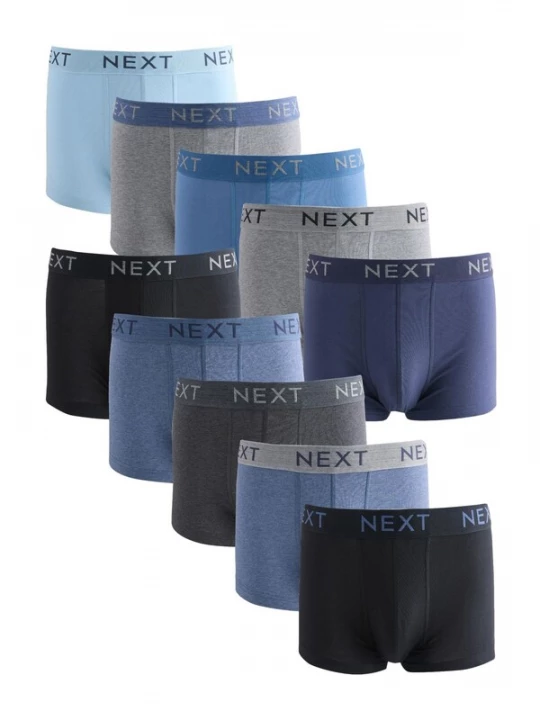 Foto van product Next Boxershorts saffier / opaal / antraciet / zwart