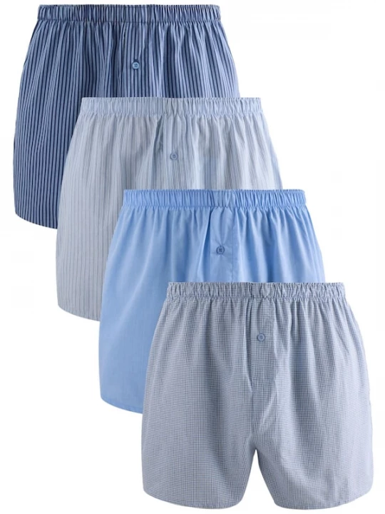 Foto van product Next Boxershorts smoky blue / opaal / lichtblauw / donkerblauw