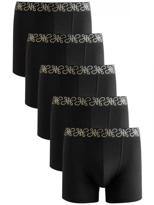 Foto van product Next Boxershorts zwart / offwhite