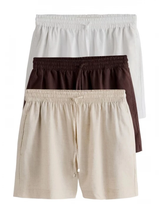 Foto van product Next Broek beige / donkerbruin / wit