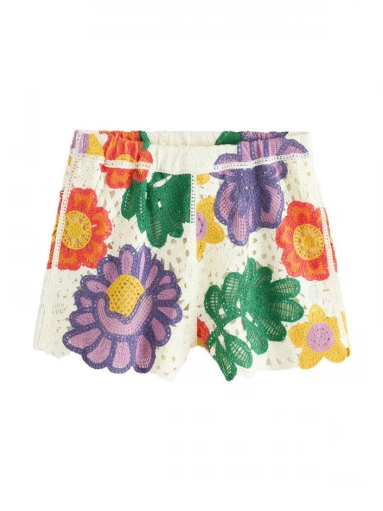 Foto van product Next Broek beige / groen / lila / lichtrood