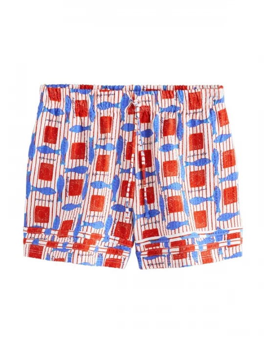 Foto van product Next Broek royal blue / koningsblauw / donkerrood / wit