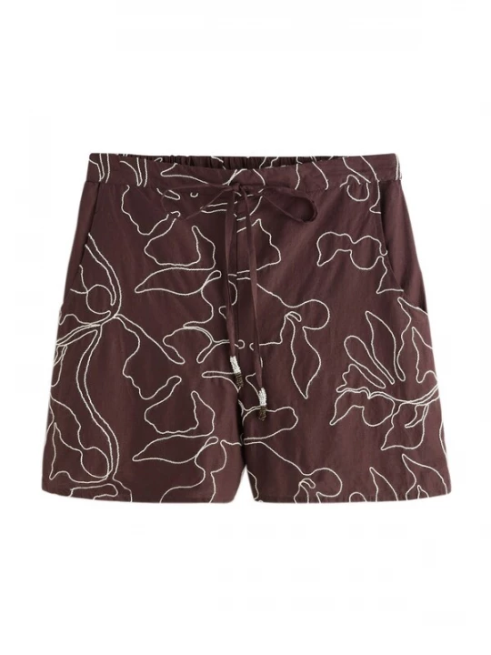 Foto van product Next Broek chocoladebruin / wit