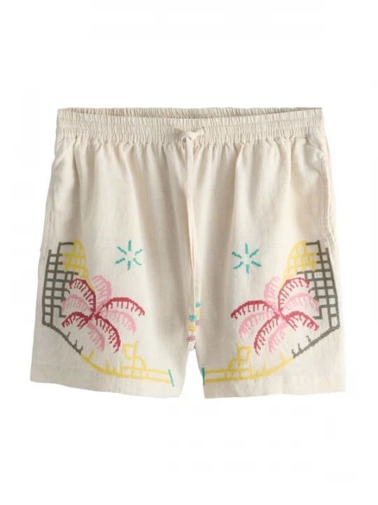 Foto van product Next Broek ecru / geel / donkergroen / rosa / rood