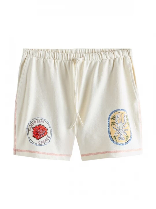 Foto van product Next Broek ecru / lichtblauw / geel / rood