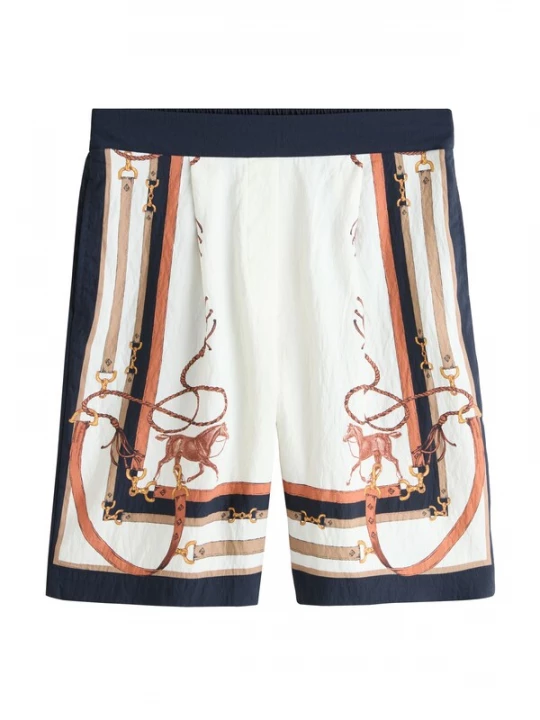 Foto van product Next Broek ecru / navy / roestbruin / brokaat