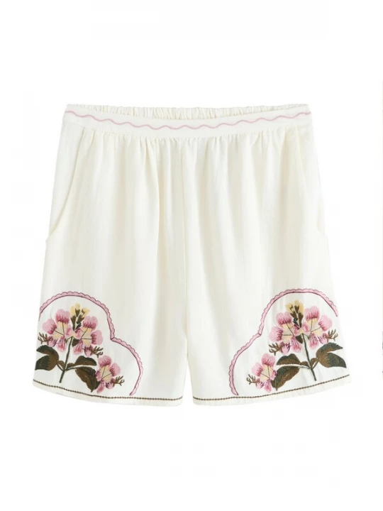 Foto van product Next Broek ecru / pasteelgeel / groen / lichtroze