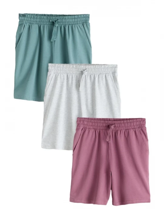 Foto van product Next Broek grijs gemêleerd / smaragd / donkerroze