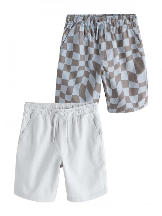Foto van product Next Broek lichtblauw / brokaat / wit