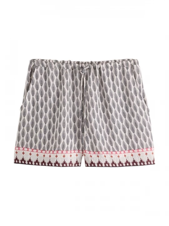 Foto van product Next Broek lichtoranje / bourgogne / zwart / natuurwit
