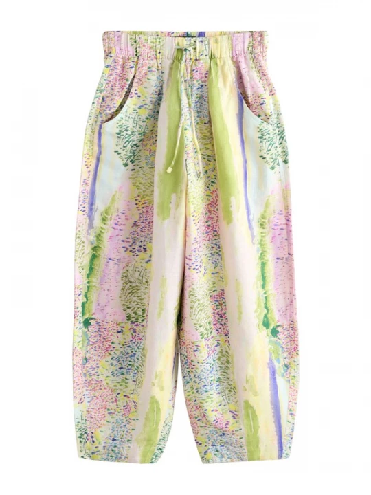 Foto van product Next Broek 'National Trust' ecru / lichtgroen / sering / lichtroze