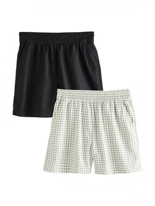 Foto van product Next Broek olijfgroen / zwart / wit