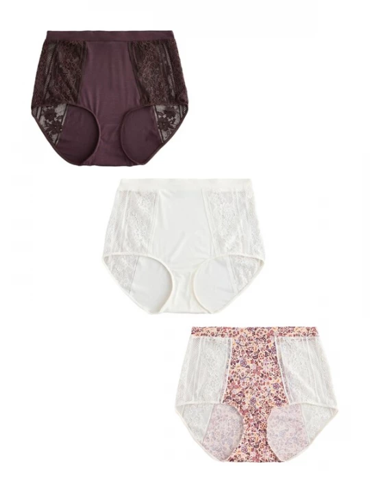 Foto van product Next Broekje beige / donkerlila / wit