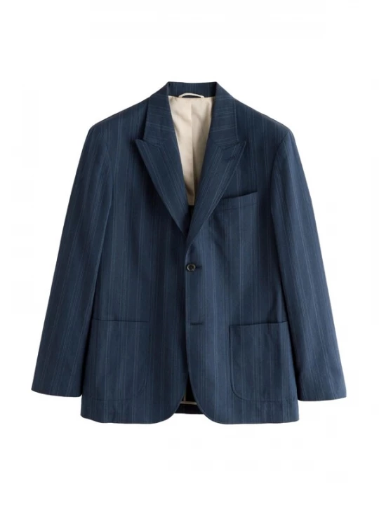 Foto van product Next Business-colbert navy / pastelblauw